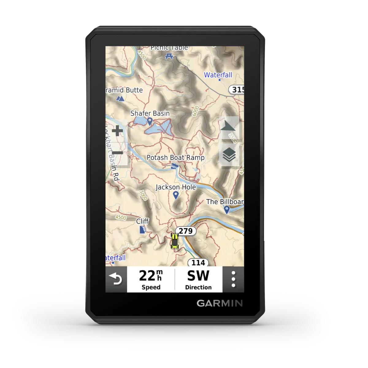 Garmin Tread Powersport GPS rugged black navigation device with Ride Radio 010-02406-00