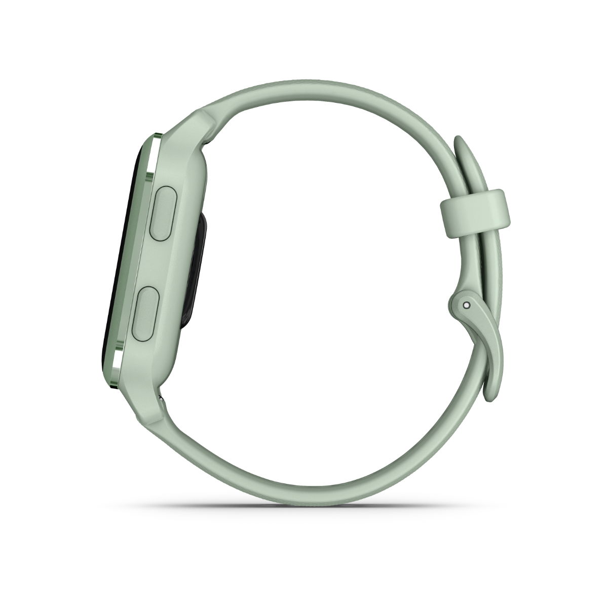 Garmin Venu Sq 2 smartwatch, metallic mint with silicone band