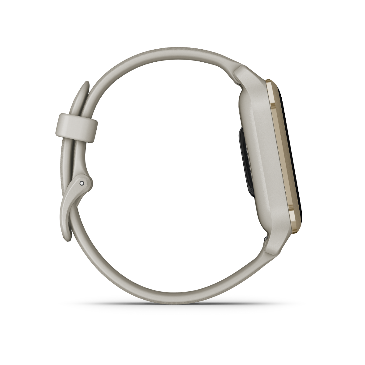 Garmin Venu Sq 2 Music, Cream Gold Aluminum Bezel with French Gray Case and Silicone Band (010-02700-02) by Garmin