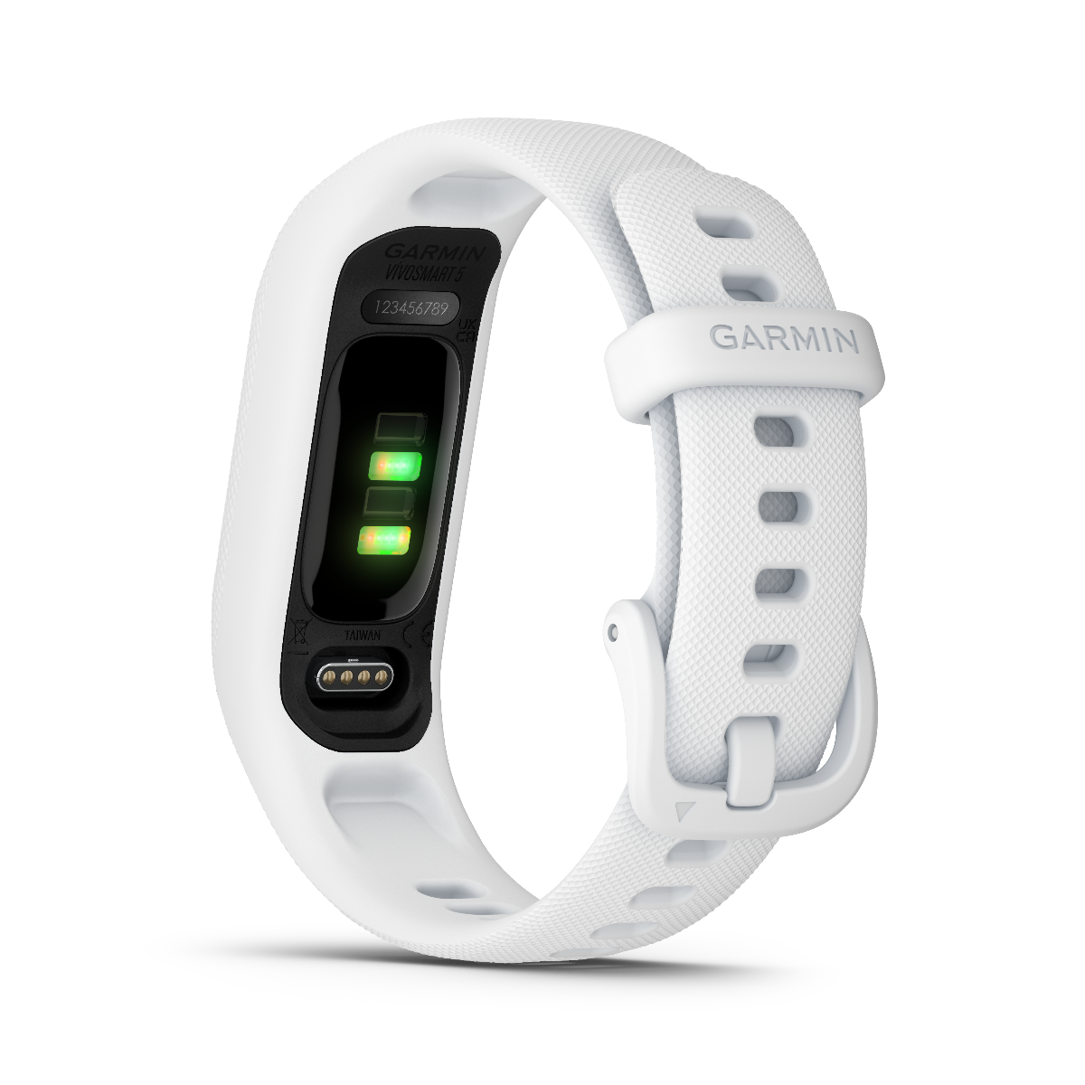 Garmin Vivosmart 5 white S/M fitness tracker with silicone band