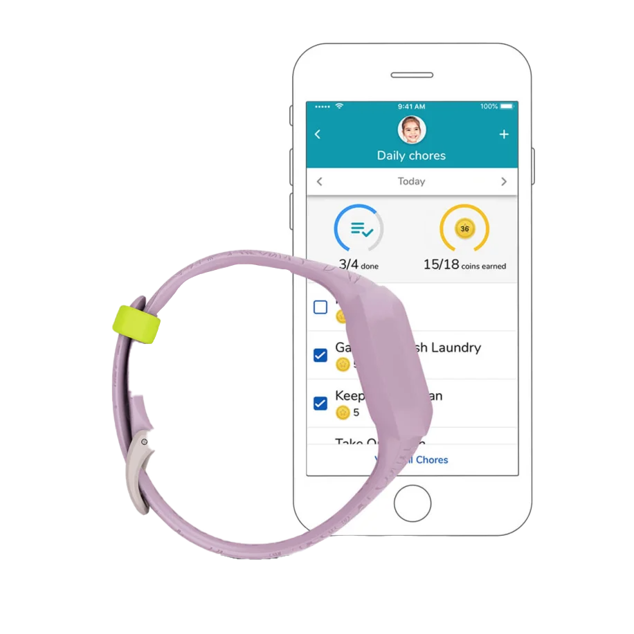 Garmin Vivofit jr. 3, Lilac Floral (Garmin Certified Refurbished)