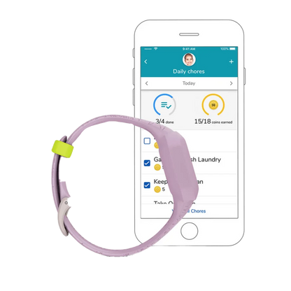 Garmin Vivofit jr. 3, Lilac Floral (Garmin Certified Refurbished)