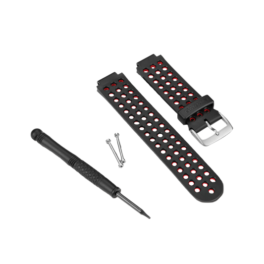 Garmin Watch Band for Approach and Forerunner, Black/Red (010-11251-30) by Garmin