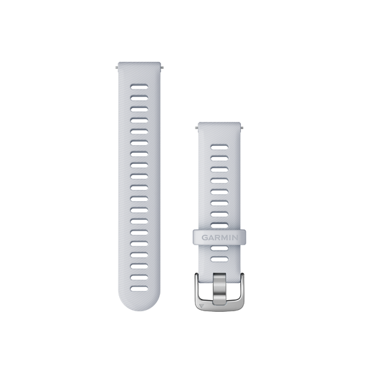Garmin Quick Release Bands (18 mm) Whitestone with Silver Hardware (010-11251-3F) by Garmin