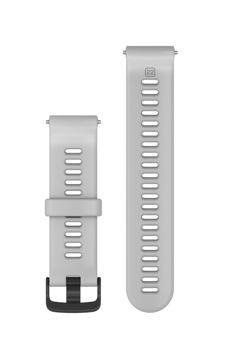 Garmin 745 Replacement Watch Strap, Slate Hardware with Whitestone Band (010-11251-9E)