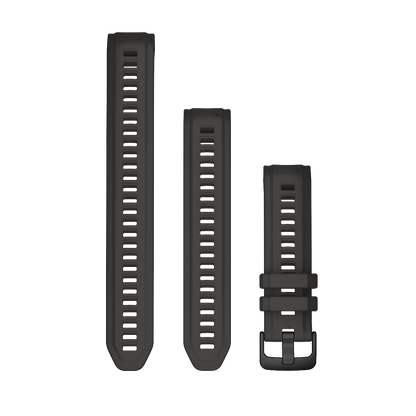 Garmin 20mm Graphite Silicone Watch Bands (010-13104-00)