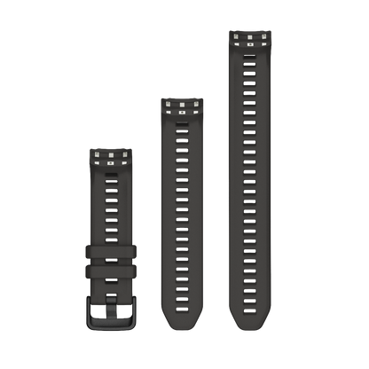 Garmin 20mm Graphite Silicone Watch Bands (010-13104-00)