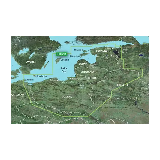 Garmin Baltic Sea, East Coastal and Inland Charts BlueChart g3 | HXEU065R | microSD/SD (010-C0849-20) by Garmin