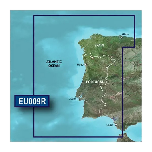 Garmin Portugal and Northwest Spain Charts BlueChart g3 | HXEU009R | microSD/SD by Garmin