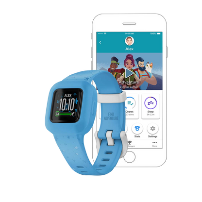 Garmin vivofit jr 3, Blue Star (Garmin Certified Refurbished)