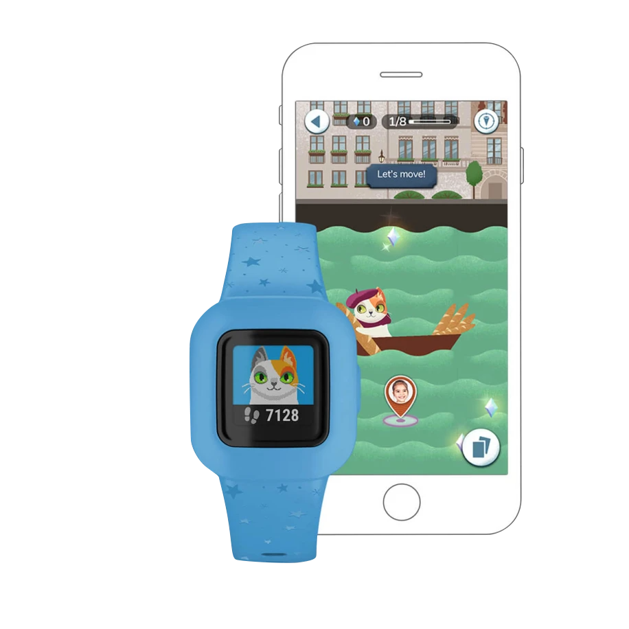 Garmin vivofit jr 3, Blue Star (Garmin Certified Refurbished)