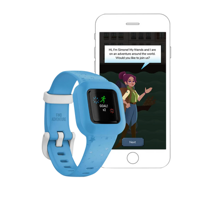 Garmin vivofit jr 3, Blue Star (Garmin Certified Refurbished)
