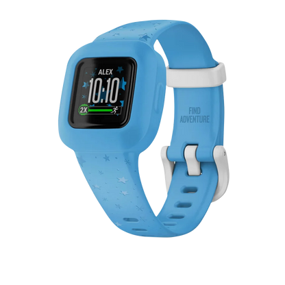 Garmin vivofit jr 3, Blue Star (Garmin Certified Refurbished)