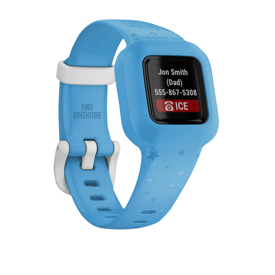 Garmin vivofit jr 3, Blue Star (Garmin Certified Refurbished)