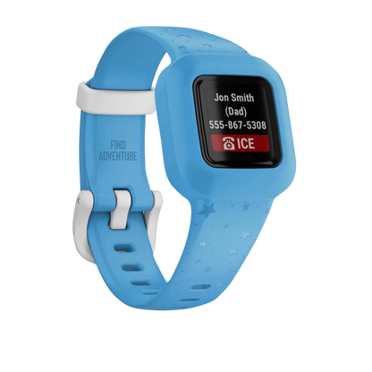 Garmin vivofit jr 3, Blue Star (Garmin Certified Refurbished)