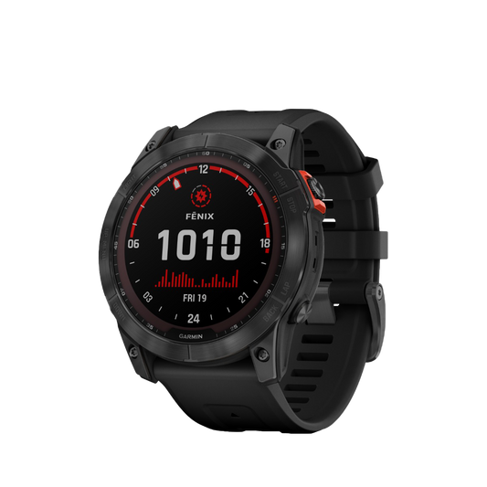 Garmin Fenix 7X Solar, Slate Gray with Black Band (Garmin Certified Refurbished) by Garmin