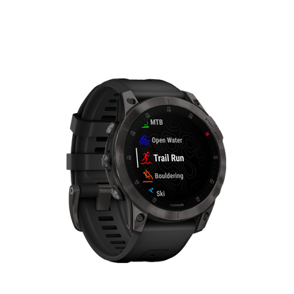 Garmin Epix (Gen 2), Black Titanium, Adventure GPS Smartwatch with Maps and Built-in Flashlight (Garmin Certified Refurbished)