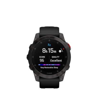 Garmin Epix (Gen 2), Black Titanium, Adventure GPS Smartwatch with Maps and Built-in Flashlight (Garmin Certified Refurbished)