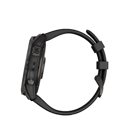 Garmin Fenix 7X Sapphire Solar - Carbon Gray DLC Titanium with Black Band (010-02541-10)
