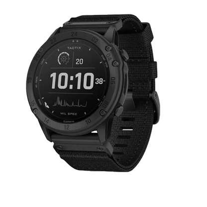 Garmin Tactix Delta Solar, Black with Black Nylon Band and Ballistics (010-02357-50)