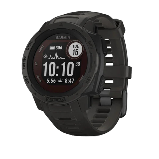 Garmin Instinct Solar, Graphite Smartwatch (010-02293-10) by Garmin