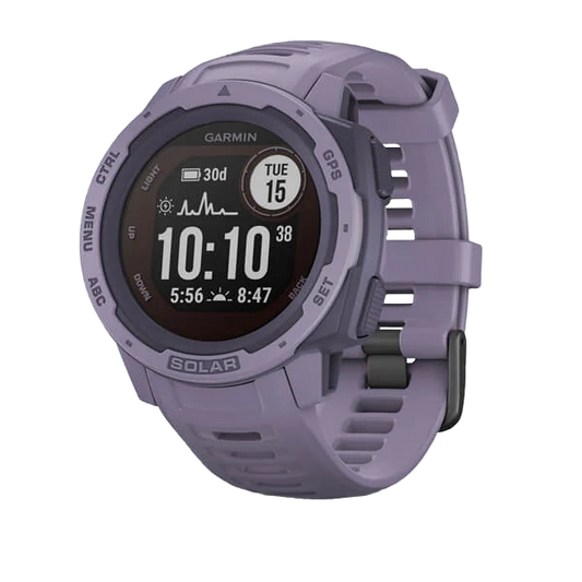 Garmin Instinct Solar, Orchid, Rugged GPS Smartwatch (Garmin Certified Refurbished) by Garmin