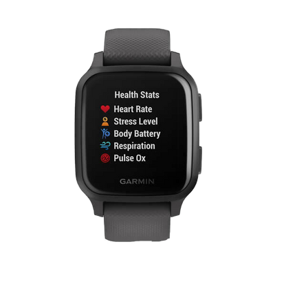 Garmin Venu Sq, Shadow Gray with Slate Bezel (010-02427-00)