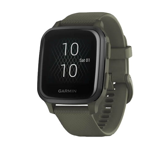 Garmin Venu Sq Music, Moss (Garmin Certified Refurbished) by Garmin