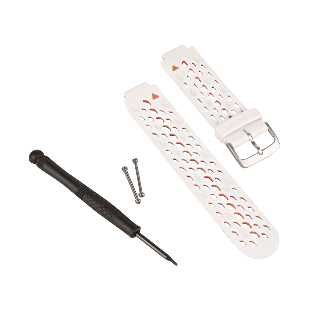 Garmin Watch Band for Approach and Forerunner, White/Orange (010-11251-29)
