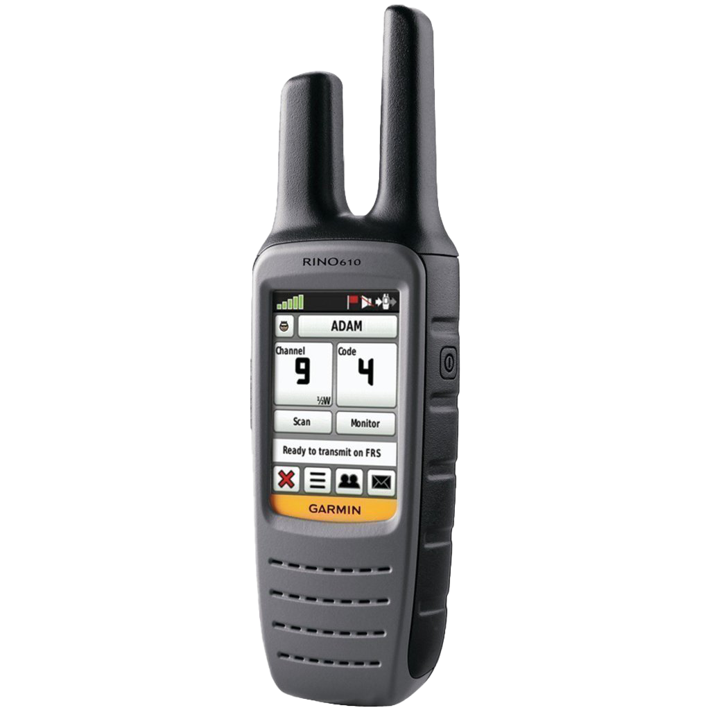 Garmin Rino 610, 2-Way Radio/GPS Navigator with Maps (Garmin Certified Refurbished)