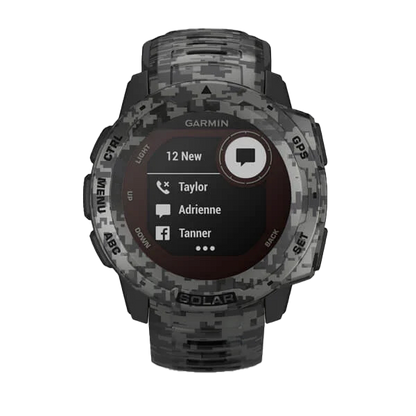 Garmin Instinct Solar - Camo Edition, Graphite Camo (010-02293-15)