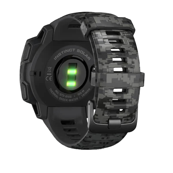 Garmin Instinct Solar - Camo Edition, Graphite Camo (010-02293-15)