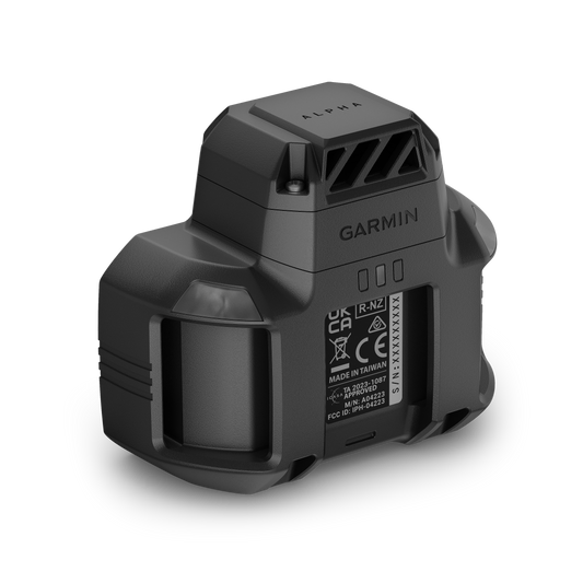Garmin Beeper Battery Pack for Alpha hunting dog equipment, dark gray