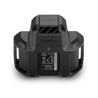 Garmin Alpha Beeper Battery Pack 010-03383-00, dark gray for hunting dog equipment.