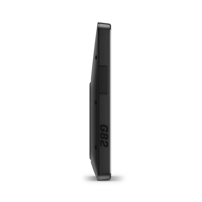 Garmin Approach G82 launch monitor handheld in black, GPS golf device.