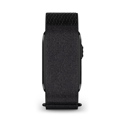 Garmin CIRQA Smart Band black fabric strap for Venu/Garmin activity monitors, size L-XL.