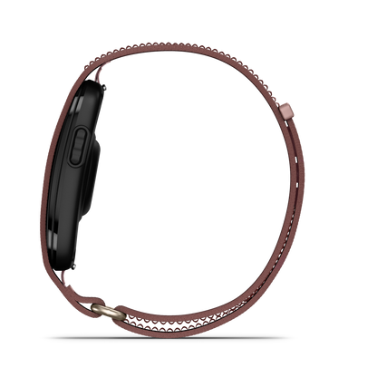 CIRQA Smart Band Mauve L-XL with braided strap for Garmin Venu activity monitor