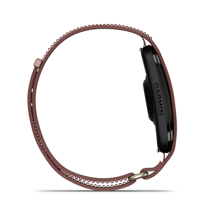 Garmin CIRQA Smart Band, mauve L-XL for Venu; decorative scalloped edge strap