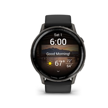 Garmin D2 Air X15, Slate with Black Silicone Band (010-03014-51)