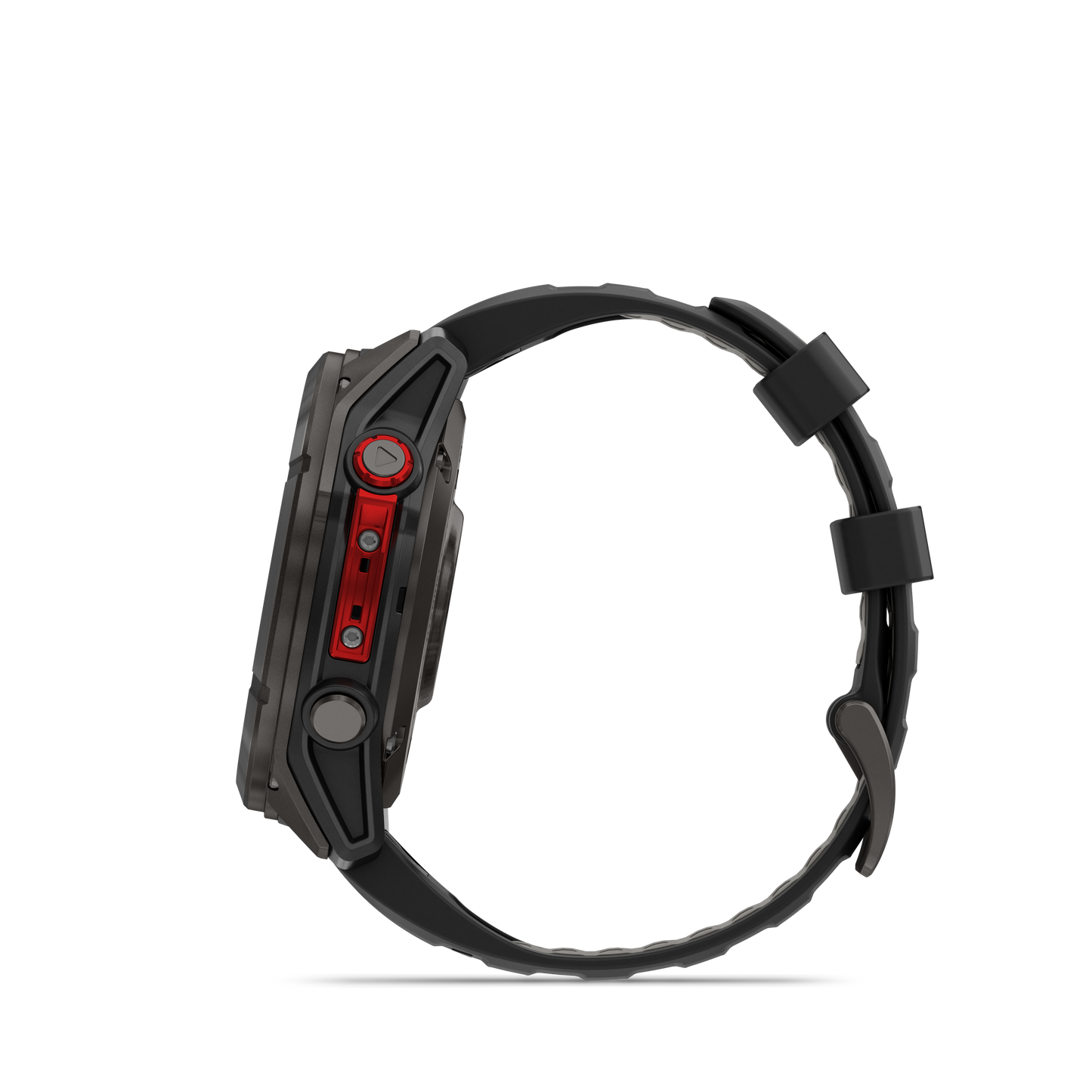 Garmin Fenix 8 Pro smartwatch, 51mm MicroLED, sapphire, carbon gray DLC titanium with black/pebble silicone band