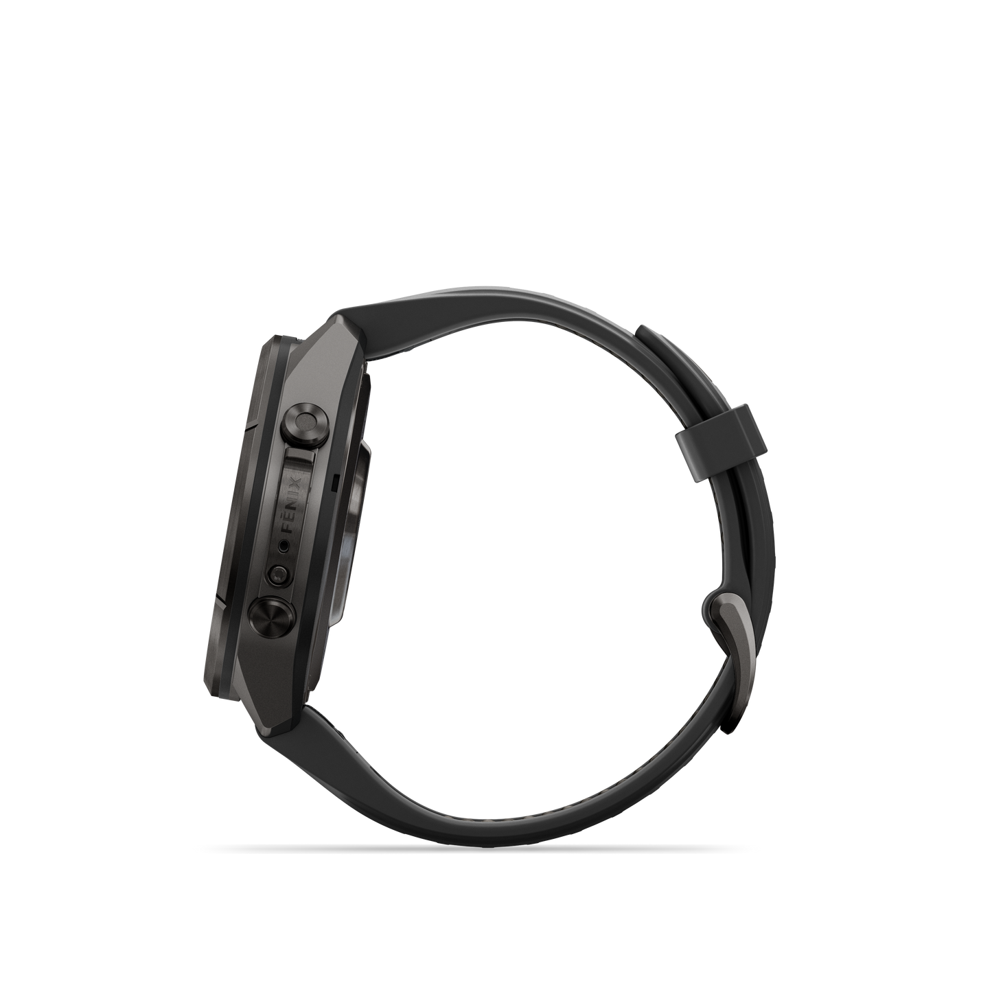 Garmin Fenix 9 Pro inReach AMOLED, (43mm), DLC Titanium w/ Black and Gray Silicone Band (010-04335-10)