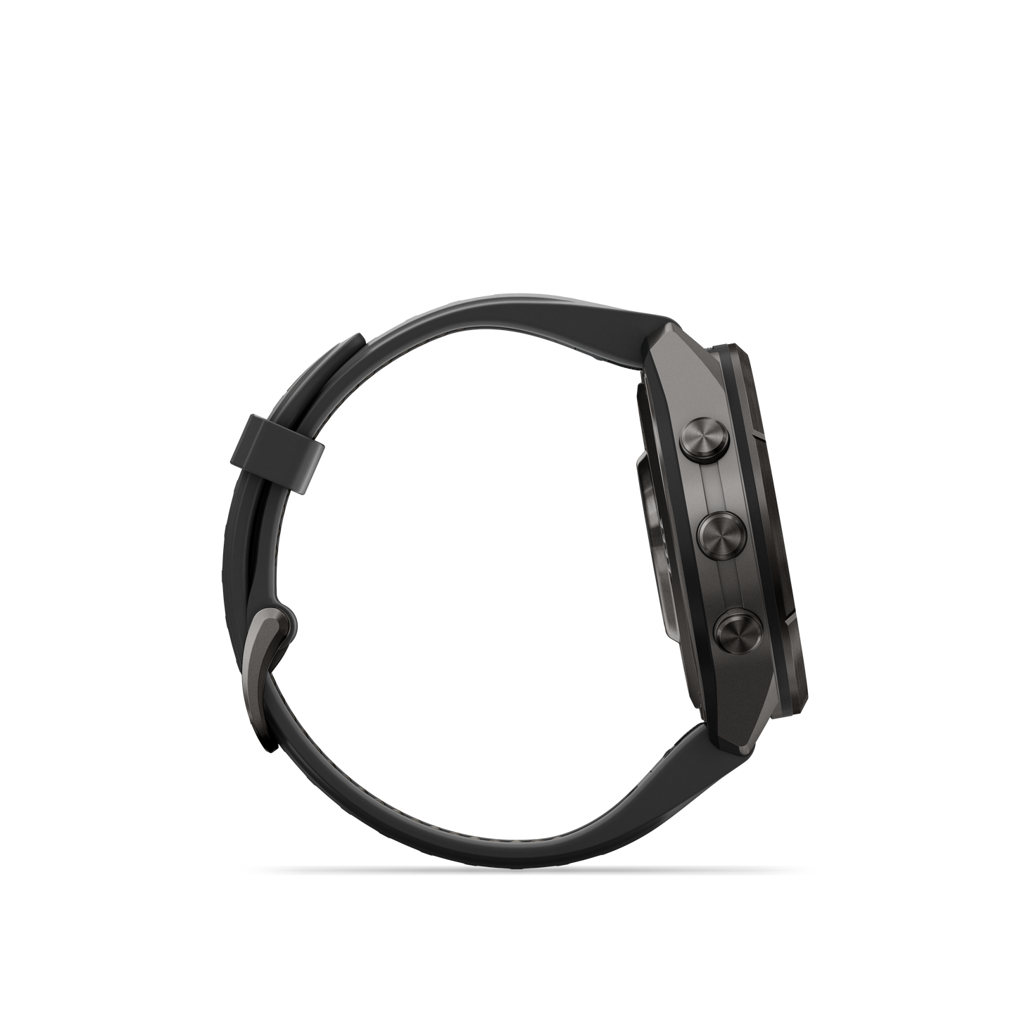 Garmin Fenix 9 Pro inReach AMOLED, (43mm), DLC Titanium w/ Black and Gray Silicone Band (010-04335-10)