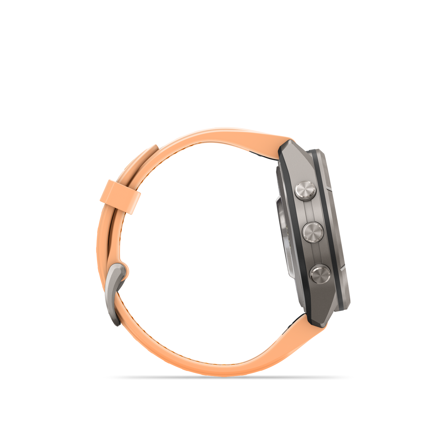 Garmin Fenix 9 Pro inReach AMOLED, (43mm), Titanium w/ Pink and Orange Silicone Band (010-04335-00)