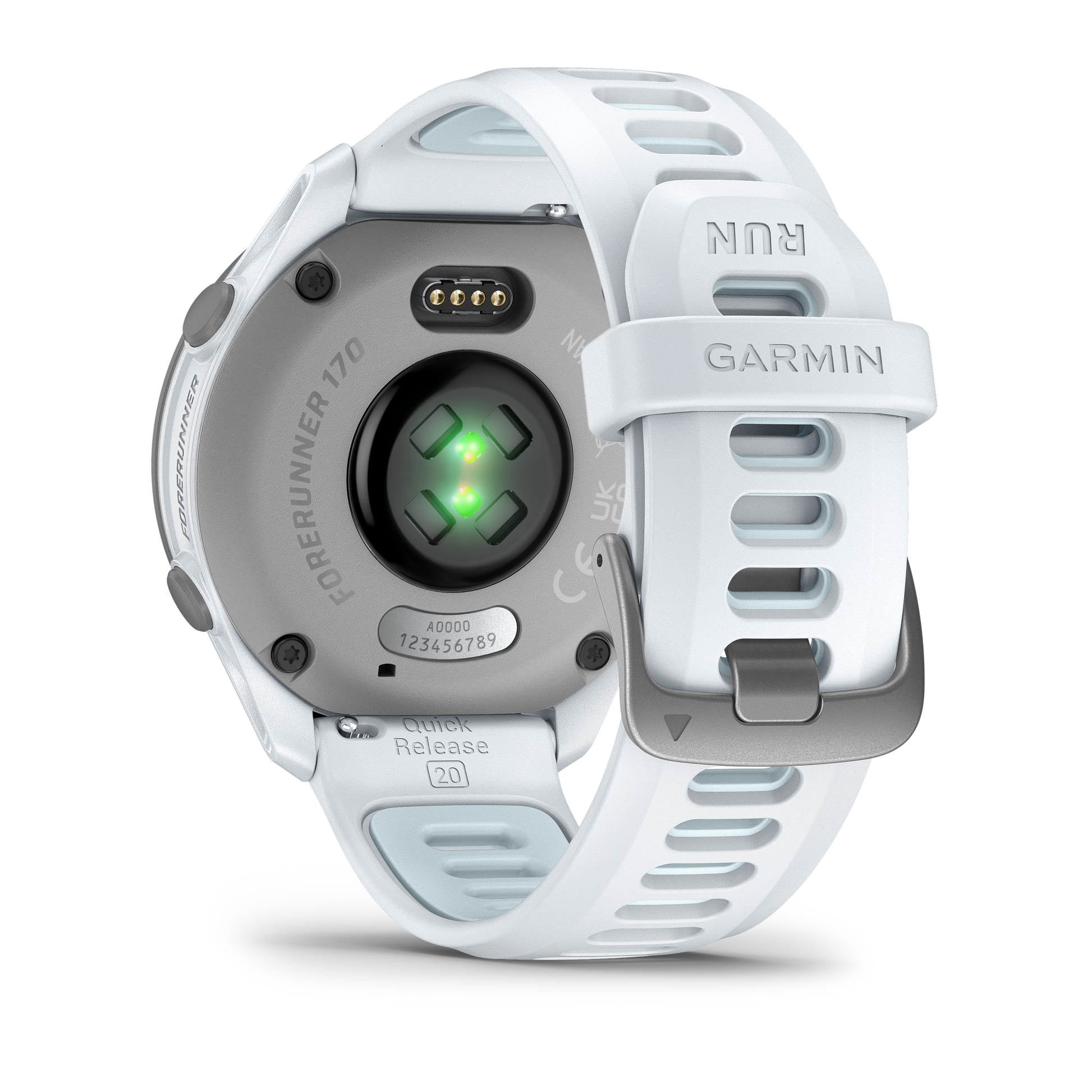 Garmin Forerunner 170 Music smartwatch with Whitestone/Cloud Blue band