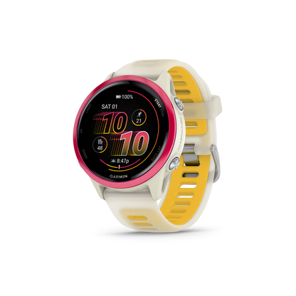 Garmin Forerunner 570, 42mm, Raspberry with Bone/Mango Band (010-02970-02)