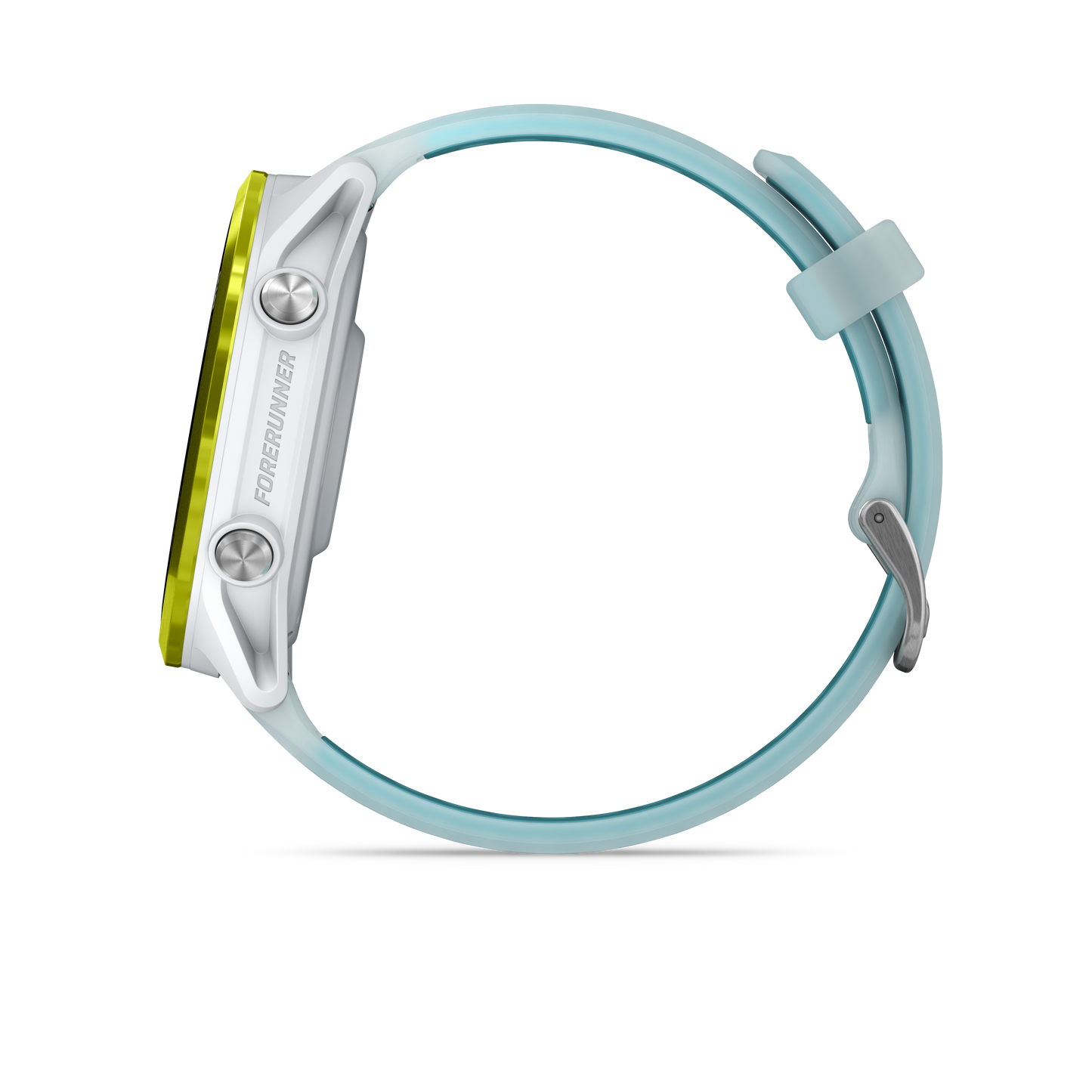 Garmin Forerunner 265, lunette noire de 46 mm avec boîtier Aqua et bracelet en silicone Aqua/noir (010-02810-02)
