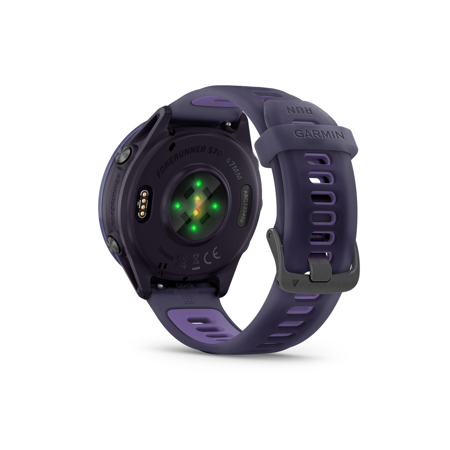 Garmin Forerunner 265, lunette noire de 46 mm avec boîtier Aqua et bracelet en silicone Aqua/noir (010-02810-02)