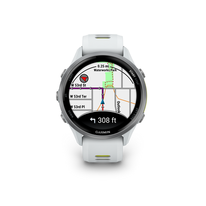 Garmin Forerunner 970, Titanium with Whitestone/Amp Yellow Band (010-02969-01)