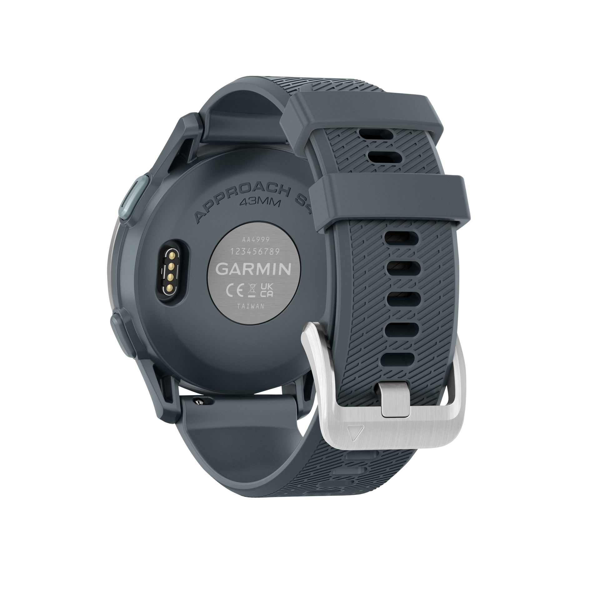Garmin Approach S44, Silver Bezel/Twilight Band, Golf GPS Smartwatch & Rangefinder (010-03009-01)