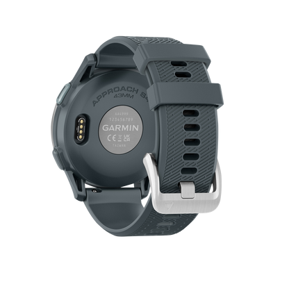Garmin Approach S44, Silver Bezel/Twilight Band, Golf GPS Smartwatch & Rangefinder (010-03009-01)